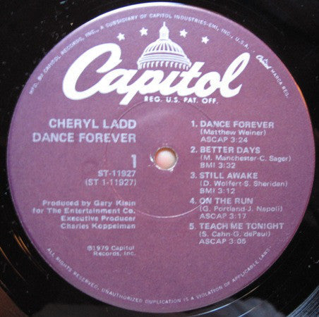 Ladd, Cheryl - Dance Forever (VG+) (Vinyl LP)