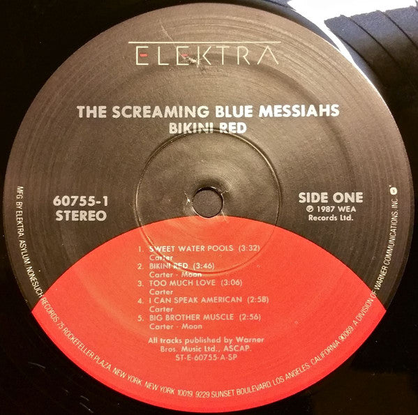 Screaming Blue Messiahs - Bikini Red (VG) (Vinyl LP)