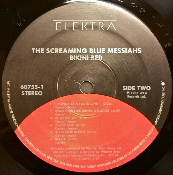 Screaming Blue Messiahs - Bikini Red (VG) (Vinyl LP)