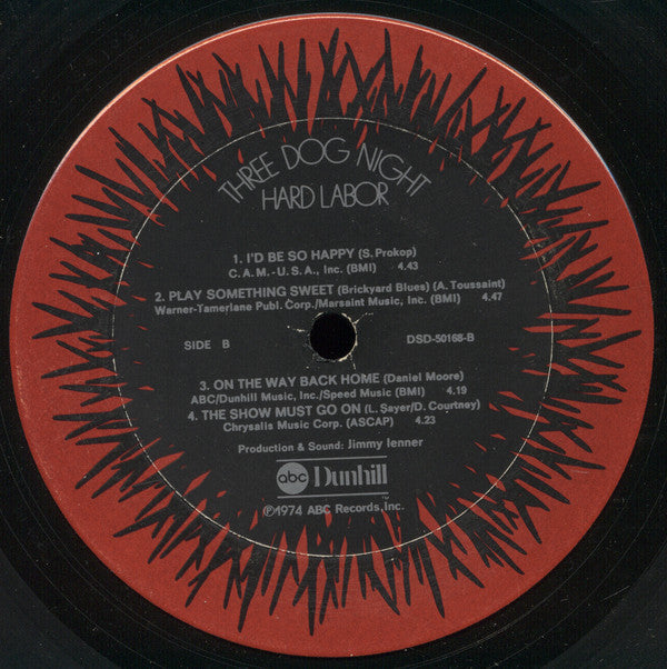 Three Dog Night - Hard Labor (VG+) (Vinyl LP)