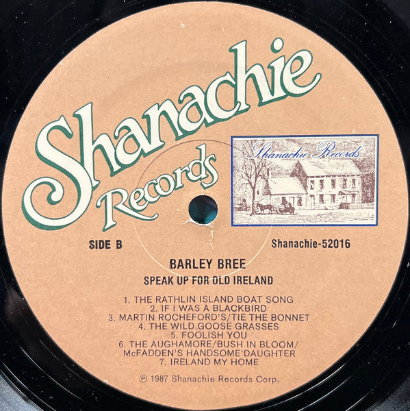 Barley Bree - Speak Up For Old Ireland (VG+) (Vinyl LP)