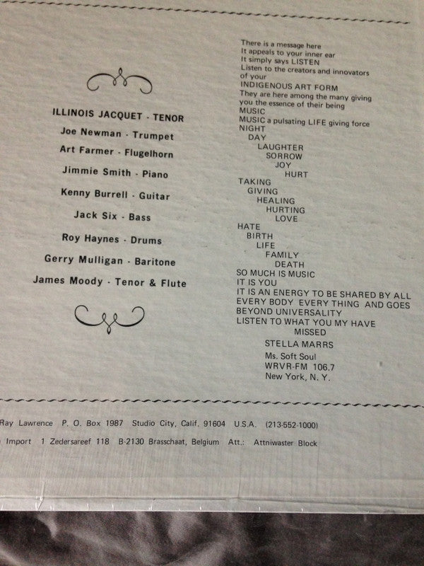 Jacquet, Illinois - Birthday Party Vol. 2  (Vinyl, VG+) (Vinyl LP)