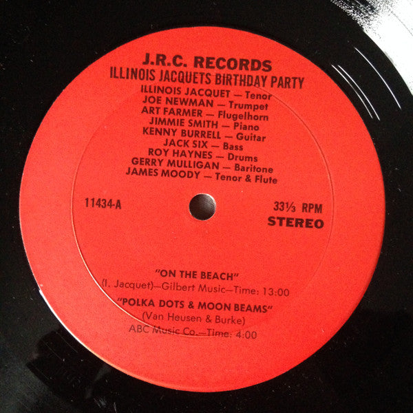 Jacquet, Illinois - Birthday Party Vol. 2  (Vinyl, VG+) (Vinyl LP)