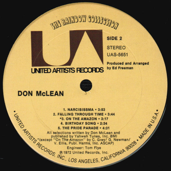 McLean, Don - Don McLean (VG+) (Vinyl LP)