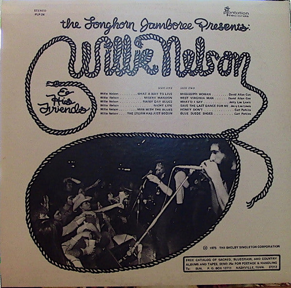 Nelson, Willie - The Longhorn Jamboree Presents Willie Nelson & His Friends (Vinyl, NM or M-) (Vinyl LP)