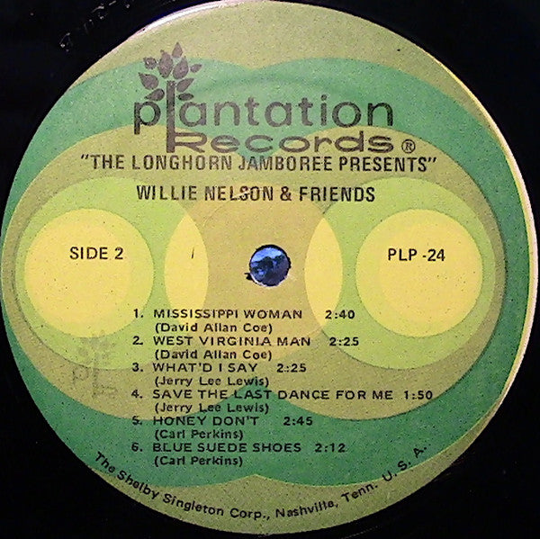 Nelson, Willie - The Longhorn Jamboree Presents Willie Nelson & His Friends (Vinyl, VG) (Vinyl LP)