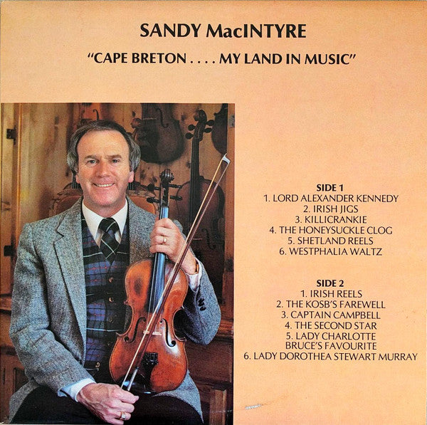 MacIntyre, Sandy - Cape Breton....My Land In Music (VG+) (Vinyl LP)