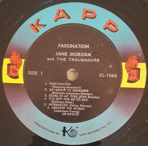 Morgan, Jane And The Troubadors - Fascination (VG+) (Vinyl LP)