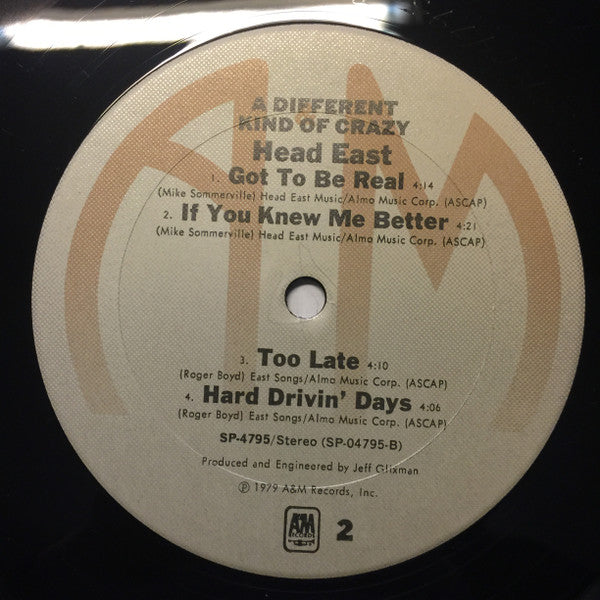 Head East - A Different Kind Of Crazy (VG+) (Vinyl LP)