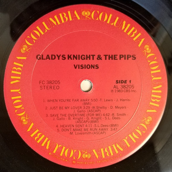Knight, Gladys & The Pips - Visions (VG) (Vinyl LP)
