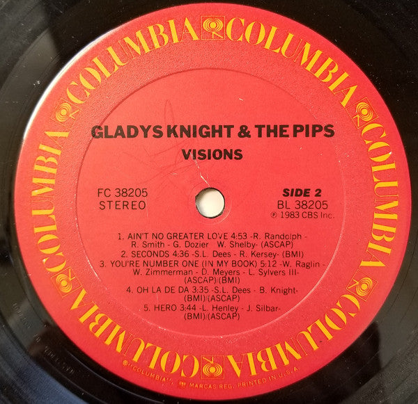 Knight, Gladys & The Pips - Visions (VG) (Vinyl LP)