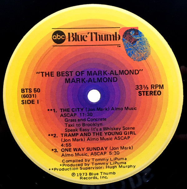 Mark-Almond - The Best Of Mark-Almond (VG+) (Vinyl LP)