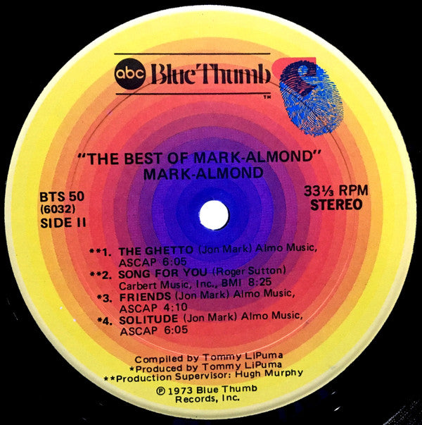 Mark-Almond - The Best Of Mark-Almond (VG+) (Vinyl LP)