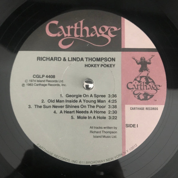 Thompson, Richard & Linda - Hokey Pokey (VG+) (Vinyl LP)