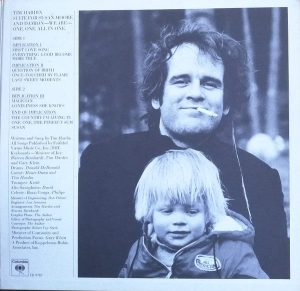Hardin, Tim - Suite For Susan Moore And Damion - We Are - One, One, All In One (VG) (Vinyl LP)