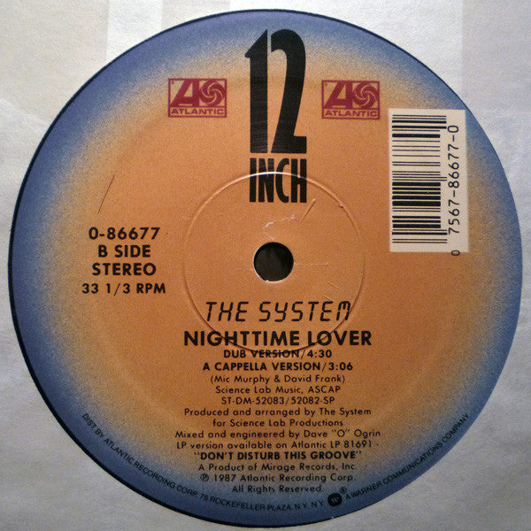 System - Nighttime Lover (VG+) (Vinyl LP)