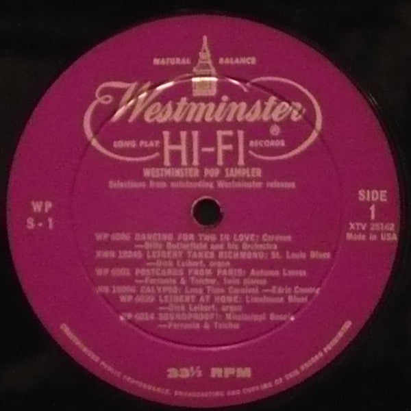 Various - Westminster Pop Sampler (NM or M-) (Vinyl LP)