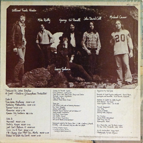 Pure Prairie League - Two Lane Highway (VG+) (Vinyl LP)
