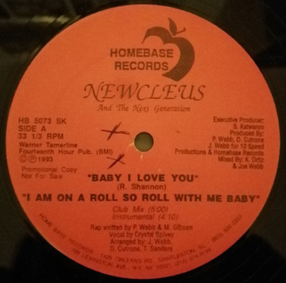Newcleus And The Next Generation - Baby I Love You (NM or M-) (Vinyl LP)