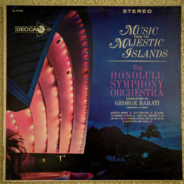 Honolulu Symphony Orchestra - Music From The Majestic Islands (Vinyl, VG) (Vinyl LP)