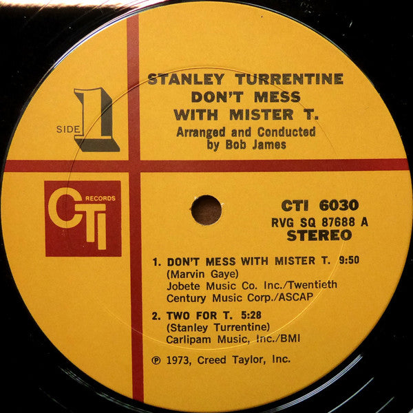 Turrentine, Stanley - Don't Mess With Mister T. (Vinyl, VG) (Vinyl LP)