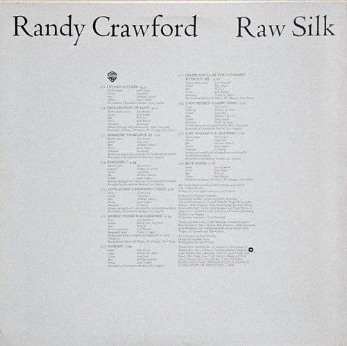 Crawford, Randy - Raw Silk (Vinyl, VG) (Vinyl LP)