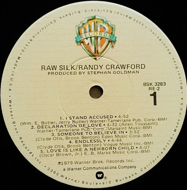 Crawford, Randy - Raw Silk (Vinyl, VG) (Vinyl LP)