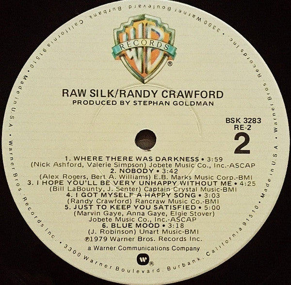 Crawford, Randy - Raw Silk (Vinyl, VG) (Vinyl LP)
