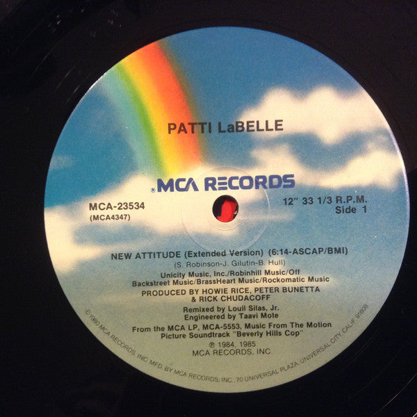 Patti LaBelle / Harold Faltermeyer - New Attitude / Axel F (VG+) (Vinyl LP)