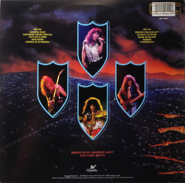 Armored Saint - Raising Fear (Vinyl, VG+) (Vinyl LP)