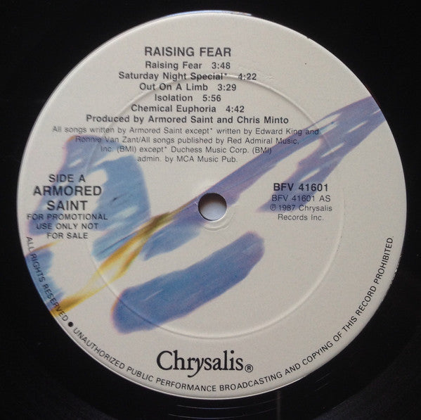 Armored Saint - Raising Fear (Vinyl, VG+) (Vinyl LP)