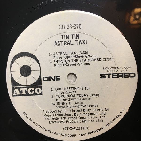 Tin Tin  - Astral Taxi (VG) (Vinyl LP)