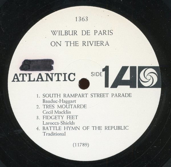 De Paris, Wilbur - On The Riviera (VG) (Vinyl LP)