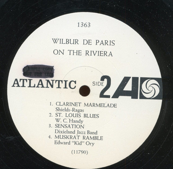 De Paris, Wilbur - On The Riviera (VG) (Vinyl LP)