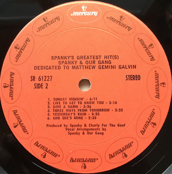 Spanky & Our Gang - Spanky's Greatest Hit(s) (VG) (Vinyl LP)