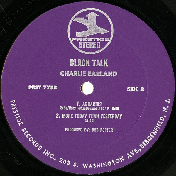 Earland, Charles - Black Talk! (VG) (Vinyl LP)