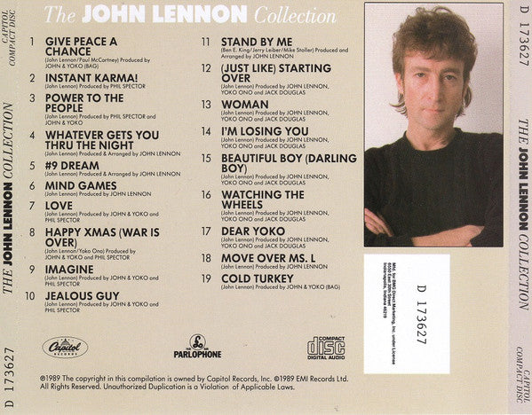 Lennon, John - The John Lennon Collection (CD, NM or M-) (Vinyl LP)