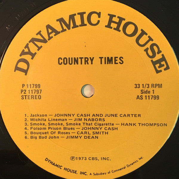 Various - Country Times (Volume 2) (VG+) (Vinyl LP)