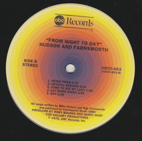 Hudson-Farnsworth - From Night To Day (M) (Vinyl LP)