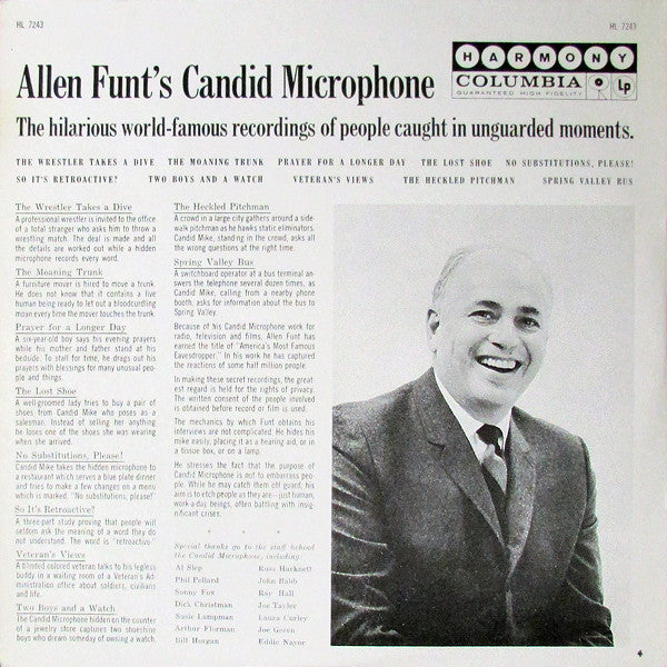 Funt, Allen - Candid Microphone (VG) (Vinyl LP)