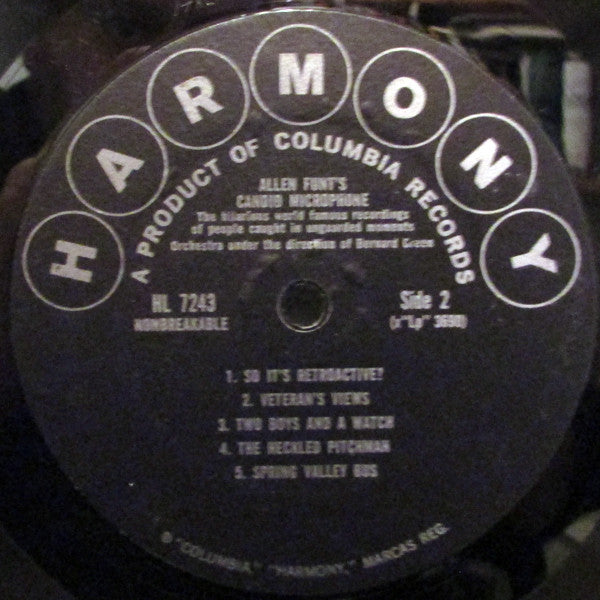 Funt, Allen - Candid Microphone (VG) (Vinyl LP)