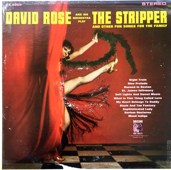 Rose, David And His Orchestra - The Stripper And Other Fun Songs For The Family (VG) (Vinyl LP)