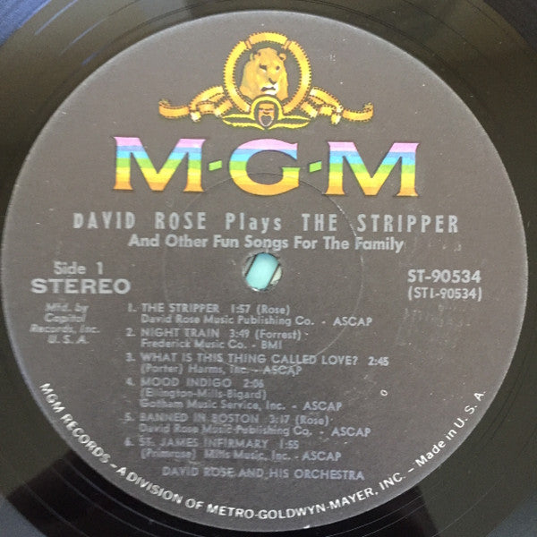Rose, David And His Orchestra - The Stripper And Other Fun Songs For The Family (VG) (Vinyl LP)