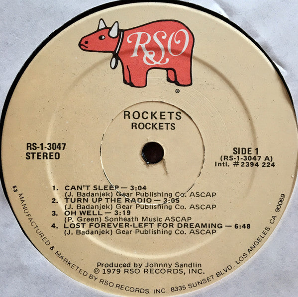 Rockets - Rockets (VG+) (Vinyl LP)