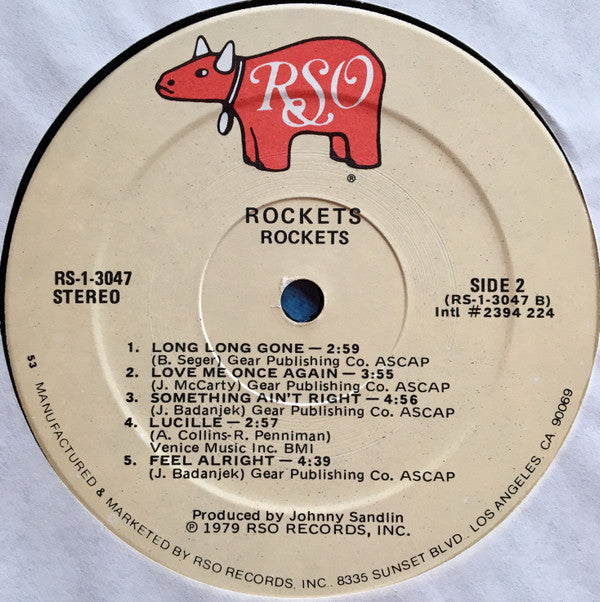 Rockets - Rockets (VG+) (Vinyl LP)