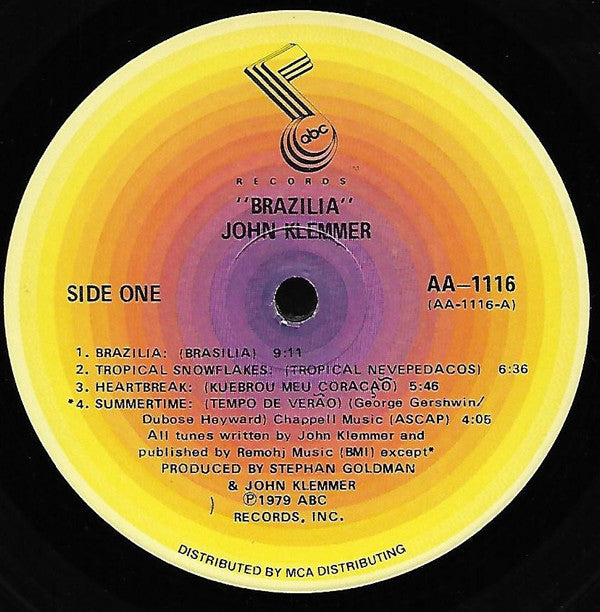 Klemmer, John - Brazilia (VG+) (Vinyl LP)
