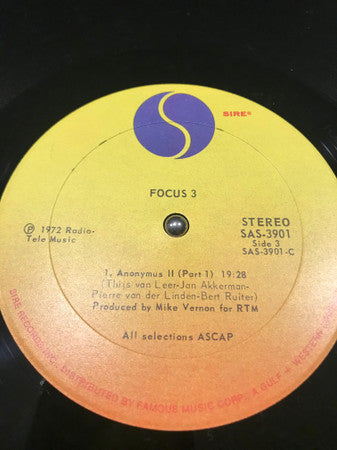 Focus  - Focus 3 (VG) (Vinyl LP)