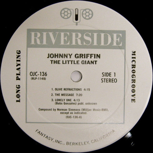Griffin Johnny - The Little Giant (Vinyl, NM or M-) (Vinyl LP)