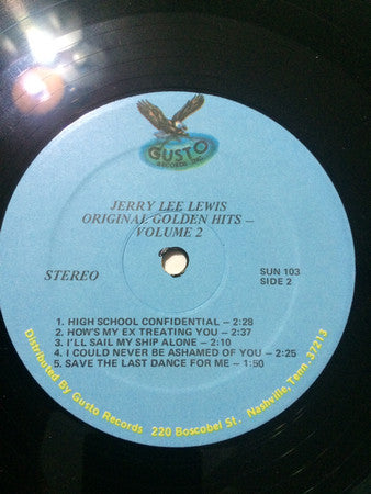 Lewis, Jerry Lee - Original Golden Hits - Volume 2 (M) (Vinyl LP)