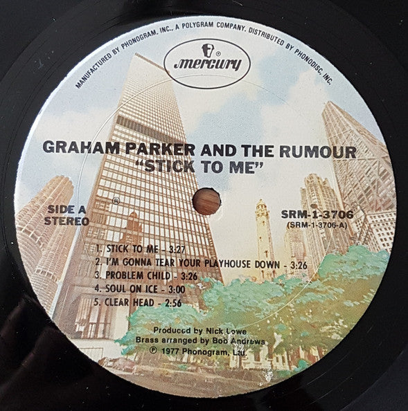 Parker, Graham And The Rumour - Stick To Me (Vinyl, VG+) (Vinyl LP)